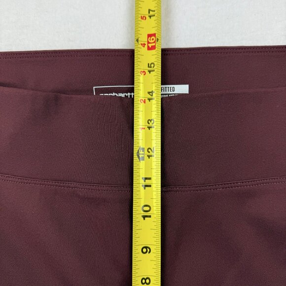 Carhartt Womens Force Fitted Lightweight Burgundy Utility Legging 3X 24W-26W NWT - Picture 10 of 12